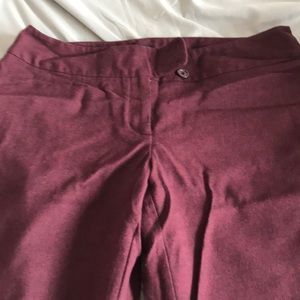 Burgundy slacks apt 9 modern fit